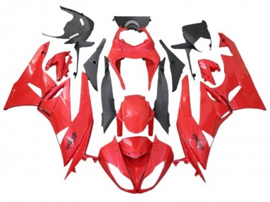 Discount 2009-2012 Red Kawasaki ZX6R Motorcycle Fairings Canada