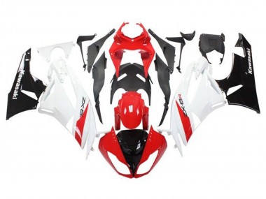 Discount 2009-2012 Red White Black Kawasaki ZX6R Motorcycle Fairings Canada
