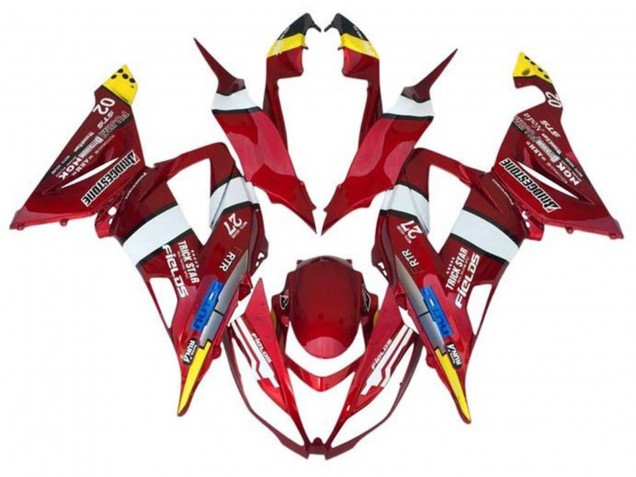 Discount 2013-2018 Red Yellow White Blue Kawasaki ZX6R Motorcycle Fairings Canada