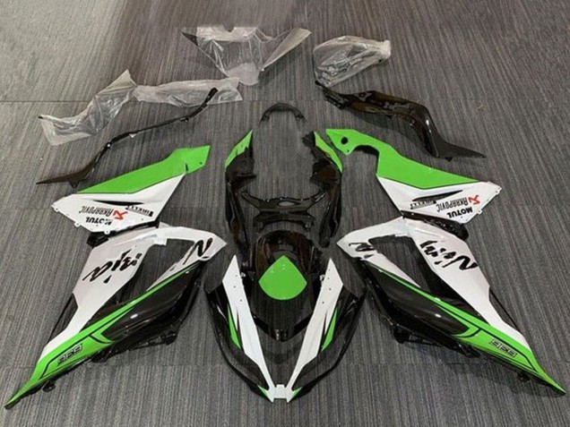 Discount 2013-2018 Green White Black Kawasaki ZX6R Motorcycle Fairings Canada