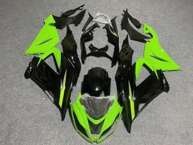 Discount 2013-2018 Light Green Glossy Black Kawasaki ZX6R Motorcycle Fairings Canada