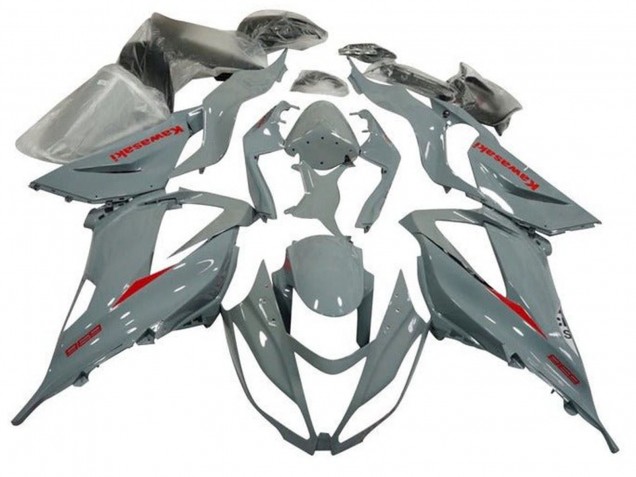 Discount 2013-2018 Nardo Grey Red Kawasaki ZX6R Motorcycle Fairing Canada