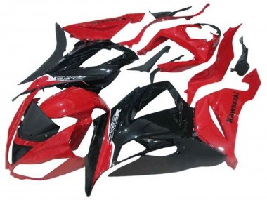Discount 2013-2018 Red Glossy Black Kawasaki ZX6R Motorcycle Fairing Canada