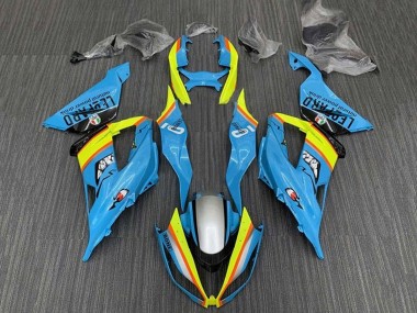 Discount 2013-2018 Light Blue Yellow Orange Black Silver Kawasaki ZX6R Motorcycle Fairings Canada