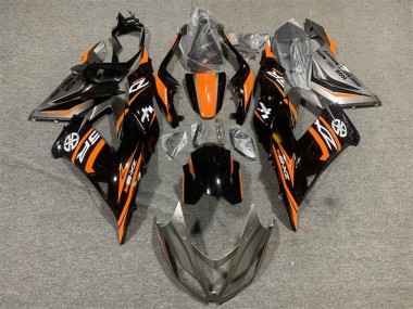 Discount 2013-2018 Orange Glossy Black Kawasaki ZX6R Motorcycle Fairing Canada