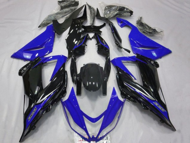 Discount 2013-2018 Blue Glossy Black Kawasaki ZX6R Motorcycle Fairings Canada