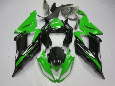 Discount 2013-2018 Green Glossy Black Kawasaki ZX6R Motorcycle Fairing Canada