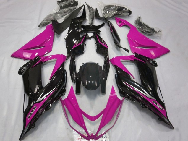 Discount 2013-2018 Pink Glossy Black Kawasaki ZX6R Motorcycle Fairings Canada