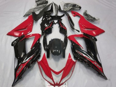 Discount 2013-2018 Red Glossy Black Kawasaki ZX6R Motorcycle Fairings Canada