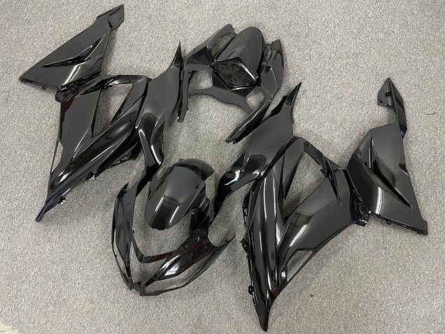 Discount 2013-2018 Glossy Black Matte Black Kawasaki ZX6R Bike Fairings Canada