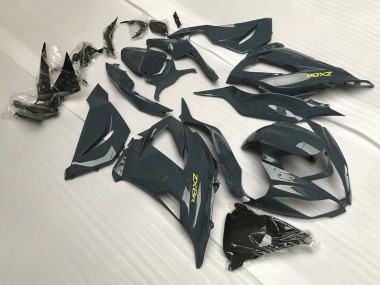 Discount 2013-2018 Dark Grey Yellow Kawasaki ZX6R Motorcycle Fairings Canada