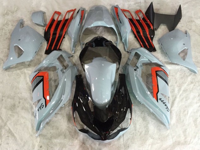Discount 2013-2018 Nardo Grey Red Black Kawasaki ZX6R Motorcycle Fairings Canada