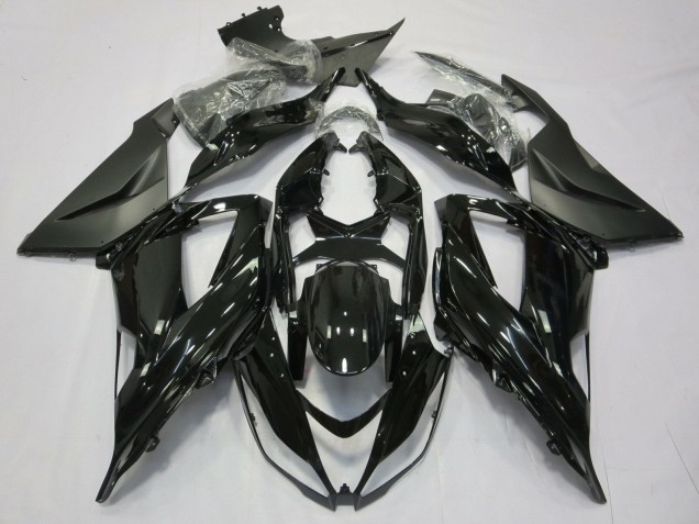 Discount 2013-2018 Glossy Black Matte Black Kawasaki ZX6R Motorcycle Fairing Canada