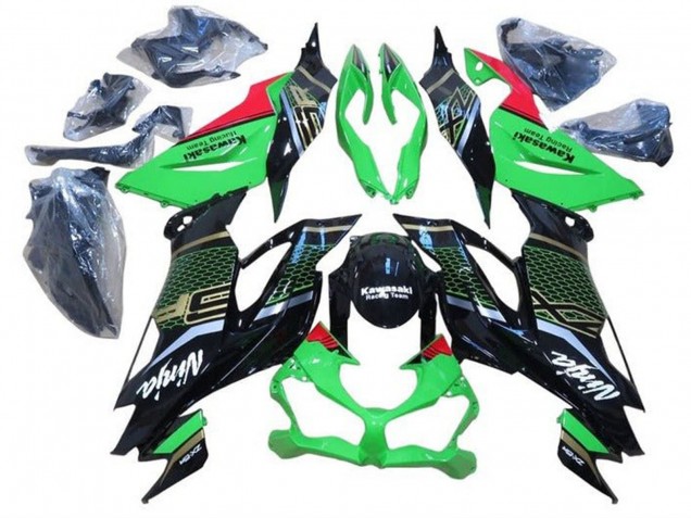Discount 2019-2022 Green Red Glossy Black Honeycomb Kawasaki ZX6R Motorcycle Fairings Canada