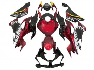 Discount 2019-2022 Candy Red Yellow White Shark Kawasaki ZX6R Motorcycle Fairings Canada