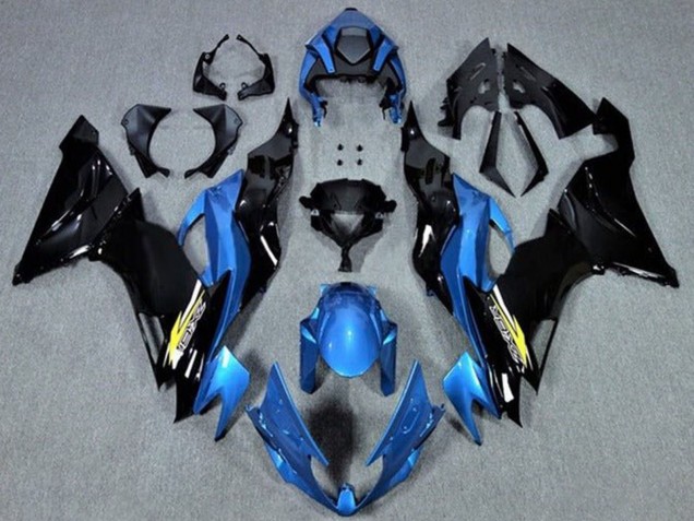 Discount 2019-2022 Blue Glossy Black Yellow Kawasaki ZX6R Motorcycle Fairings Canada