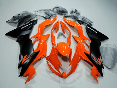 Discount 2019-2022 Orange Matte Black Kawasaki ZX6R Motorcycle Fairings Canada