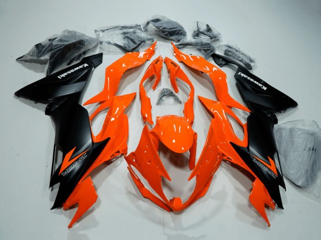 Discount 2019-2022 Orange Matte Black Kawasaki ZX6R Motorcycle Fairings Canada