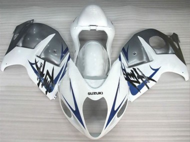 Discount 1996-2007 White Silver Blue Suzuki GSXR1000 Motorcycle Fairings Canada