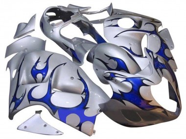 Discount 1996-2007 Silver Blue Tribal Suzuki GSXR1000 Motorcycle Fairings Canada