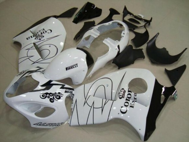 Discount 1996-2007 White Black Corona Tribal Suzuki GSXR1000 Motorcycle Fairings Canada
