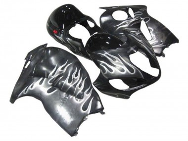 Discount 1996-2007 Grey Black White Flame Suzuki GSXR1000 Motorcycle Fairings Canada