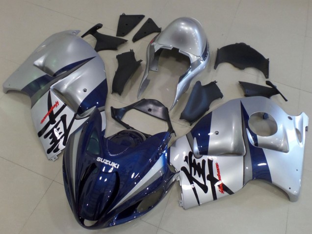 Discount 1996-2007 Silver Dark Blue Suzuki GSXR 1300 Hayabusa Motorcycle Fairings Canada