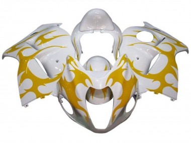 Discount 2008-2020 White Yellow Tribal Suzuki GSXR 1300 Hayabusa Motorcycle Fairings Canada