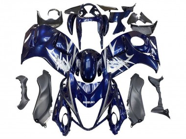 Discount 2008-2020 Dark Blue Silver White Suzuki GSXR 1300 Hayabusa Motorcycle Fairings Canada