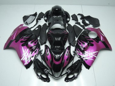 Discount 2008-2020 Glossy Black Purple Flame Suzuki GSXR 1300 Hayabusa Motorcycle Fairings Canada