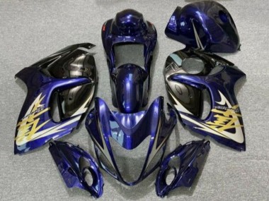 Discount 2008-2020 Dark Blue Black Gold Suzuki GSXR 1300 Hayabusa Motorcycle Fairings Canada