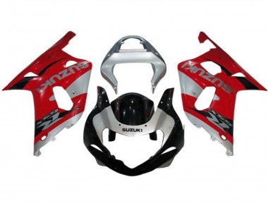 Discount 2000-2002 Silver Red Black Suzuki GSXR1000 Motorcycle Fairings Canada