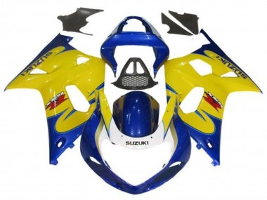Discount 2000-2002 Yellow Blue Tribal Suzuki GSXR1000 Motorcycle Fairings Canada