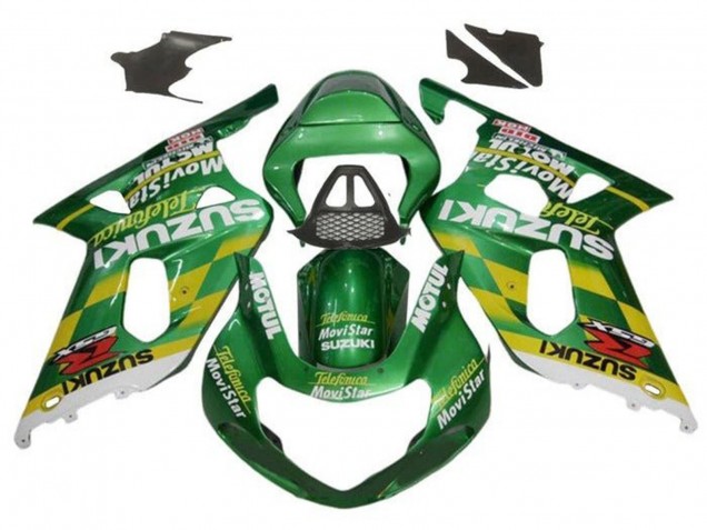 Discount 2000-2002 Green Yellow White Motul Suzuki GSXR1000 Motorcycle Fairings Canada