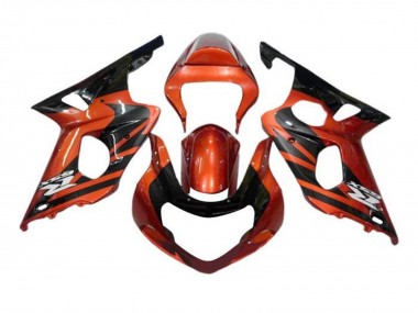 Discount 2000-2002 Orange Black Suzuki GSXR1000 Motorcycle Fairings Canada