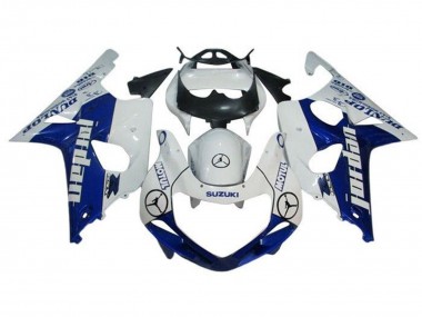 Discount 2000-2002 White Blue Jordan Dunlop Suzuki GSXR1000 Motorcycle Fairings Canada