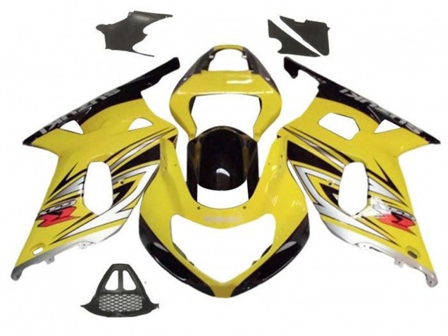 Discount 2000-2002 Yellow Silver Glossy Black Suzuki GSXR1000 Motorcycle Fairings Canada