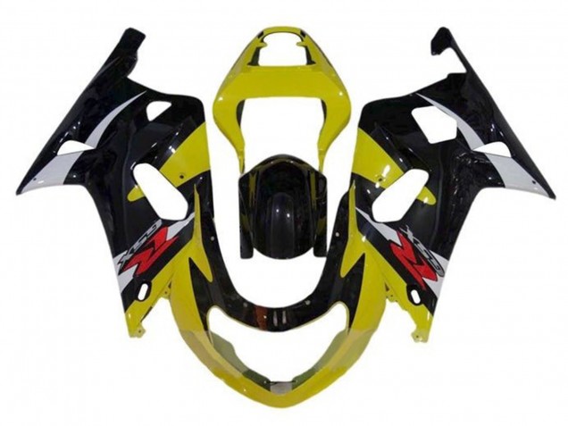 Discount 2000-2002 Yellow Silver Glossy Black Red Suzuki GSXR1000 Motorcycle Fairings Canada
