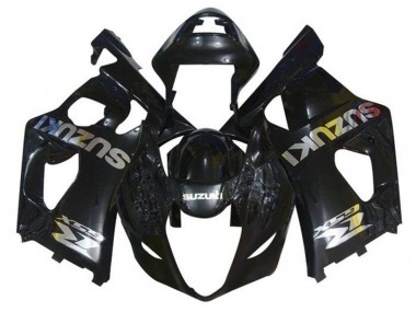 Discount 2003-2004 Glossy Black Chrome Suzuki GSXR 1000 Motorcycle Fairings Canada