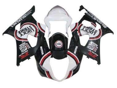 Discount 2003-2004 White Black Red Lucky Strike Suzuki GSXR 1000 Motorcycle Fairings Canada