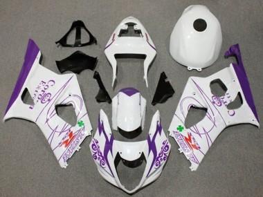 Discount 2003-2004 White Purple Corona Alstare Suzuki GSXR 1000 Motorcycle Fairings Canada