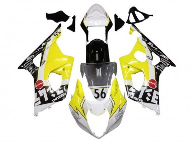 Discount 2003-2004 Yellow White Black Suzuki GSXR 1000 Motorcycle Fairings Canada