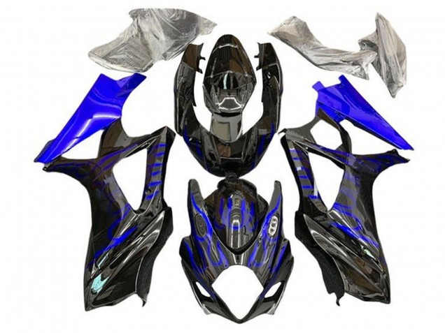 Discount 2005-2006 Black Blue Flame Suzuki GSXR 1000 Motorcycle Fairings Canada