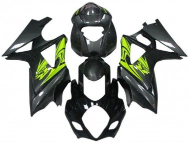 Discount 2005-2006 Black Grey Neon Yellow Suzuki GSXR 1000 Motorcycle Fairings Canada