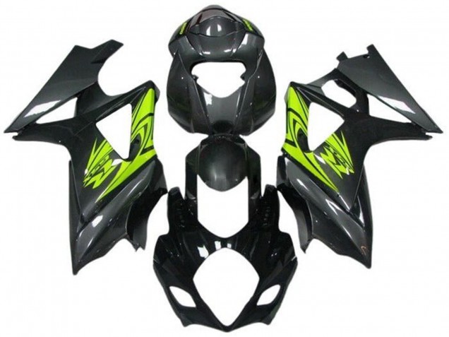 Discount 2005-2006 Black Grey Neon Yellow Suzuki GSXR 1000 Motorcycle Fairings Canada