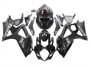Discount 2005-2006 Glossy Black Matte Black Suzuki GSXR 1000 Motorcycle Fairing Kits Canada