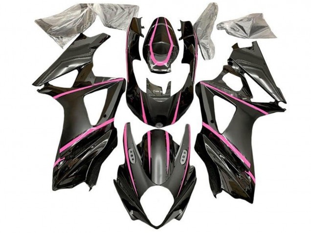 Discount 2005-2006 Glossy Black Matte Black Pink Suzuki GSXR 1000 Motorcycle Fairings Canada
