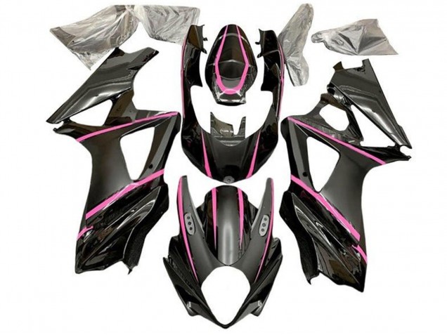Discount 2005-2006 Glossy Black Matte Black Pink Suzuki GSXR 1000 Motorcycle Fairings Canada