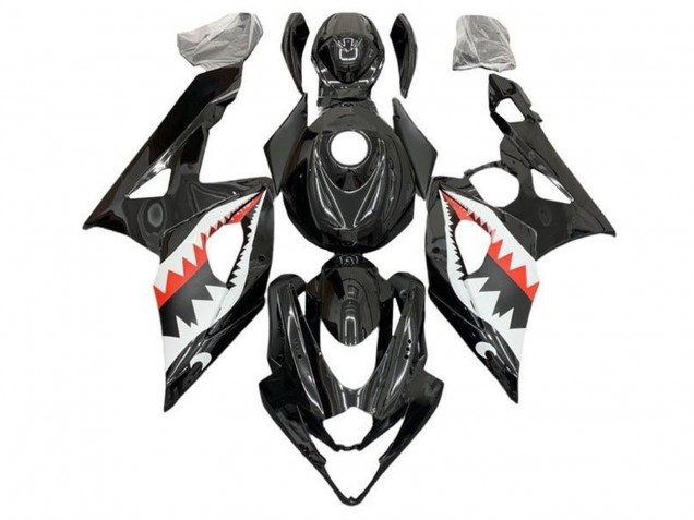 Discount 2005-2006 Black White Red Shark Suzuki GSXR 1000 Motorcycle Fairings Canada