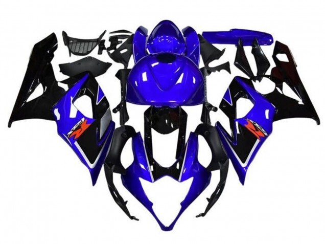 Discount 2005-2006 Blue Black White Stripe Suzuki GSXR 1000 Motorcycle Fairings Canada